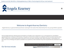 Tablet Screenshot of angelakearney.ie